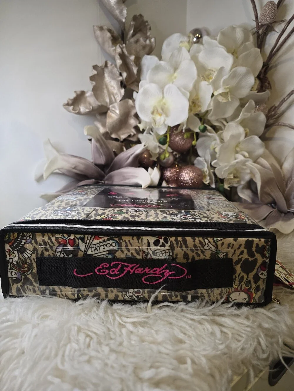 Ed HARDY 6PIECE Leopard Print Sheet Set New